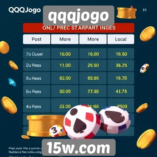 Comparativo de preços no qqqjogo e concorrentes